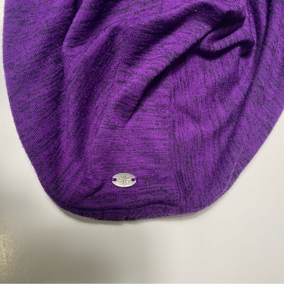 Athleta Heathered Purple Full Zip Hoodie W/ Thumbholes Women's Size Small - Picture 2 of 16